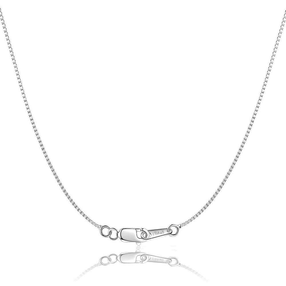 18" Sterling Silver Chain for Women Girl 18K Gold Plated Silver Chain Necklace